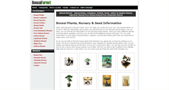 Desktop Screenshot of bonsaiforest.com